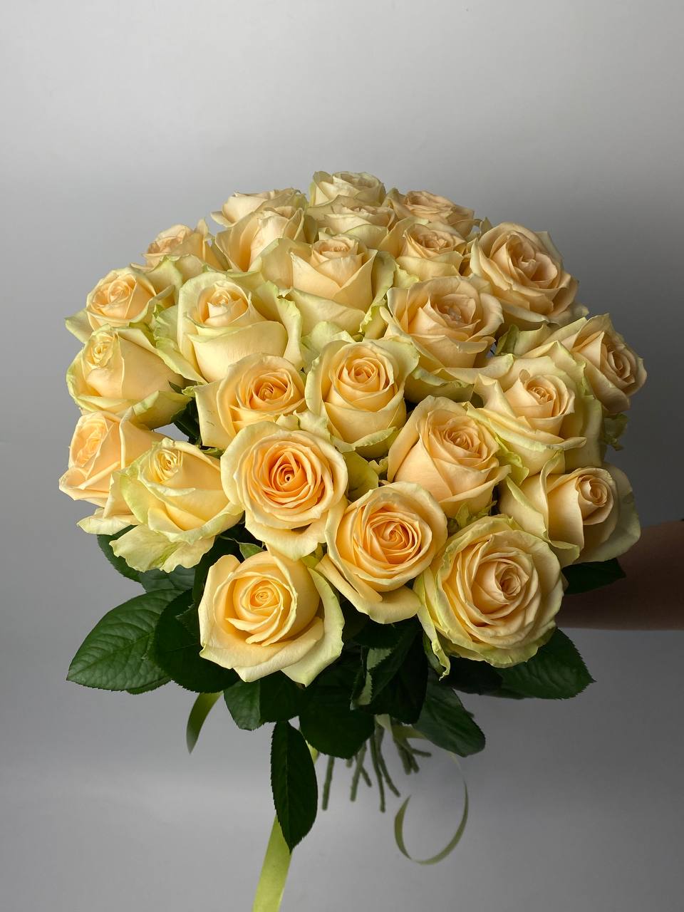 Букет троянд Піч Аваланч 25 шт (70см) image