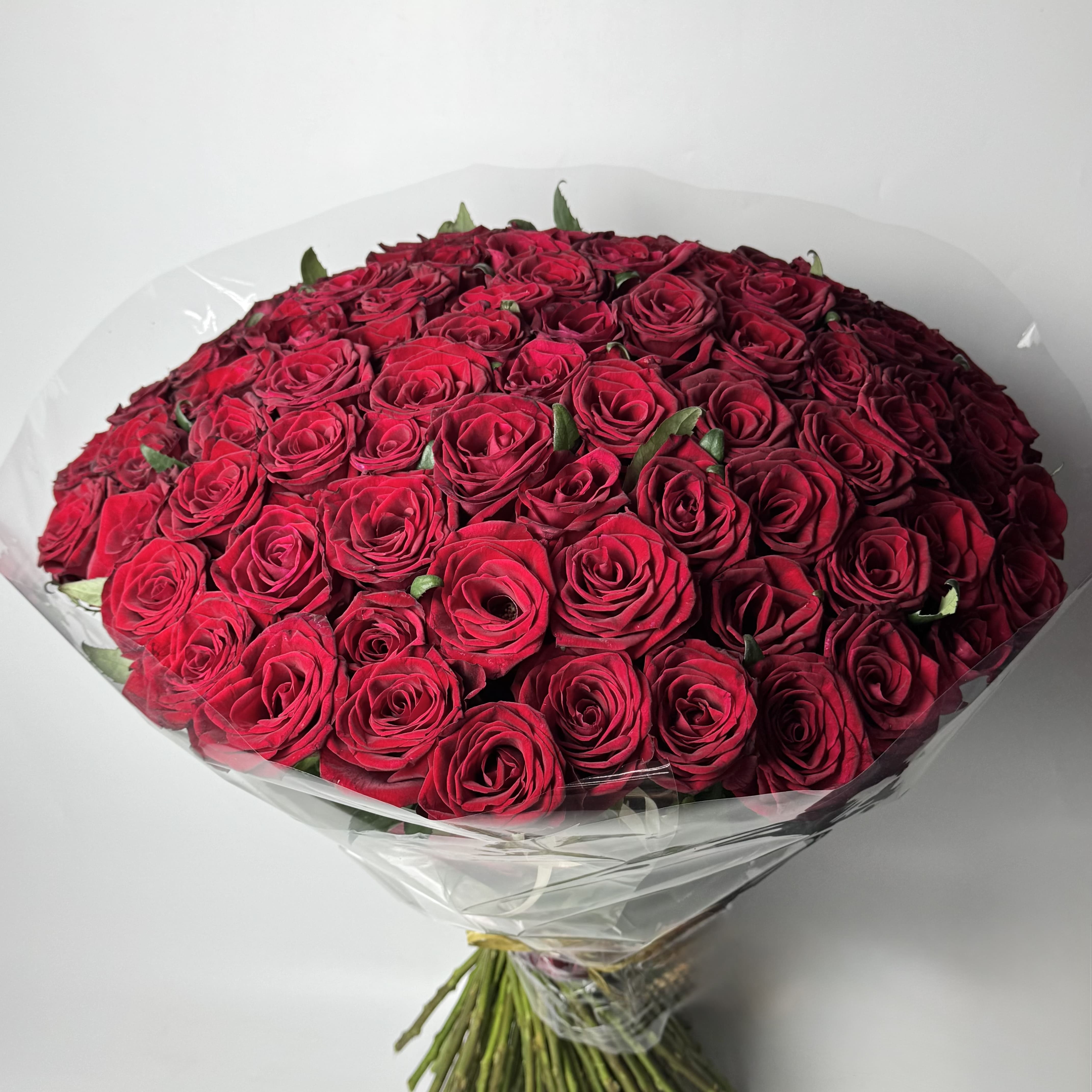 Букет троянд Гран Прі 101 шт (70см): Троянди (Червоний) - 101.