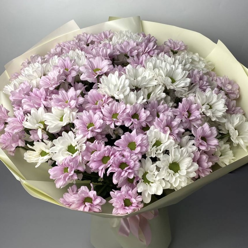 Букет хризантем Чік, Кенеді Россі 19 шт image