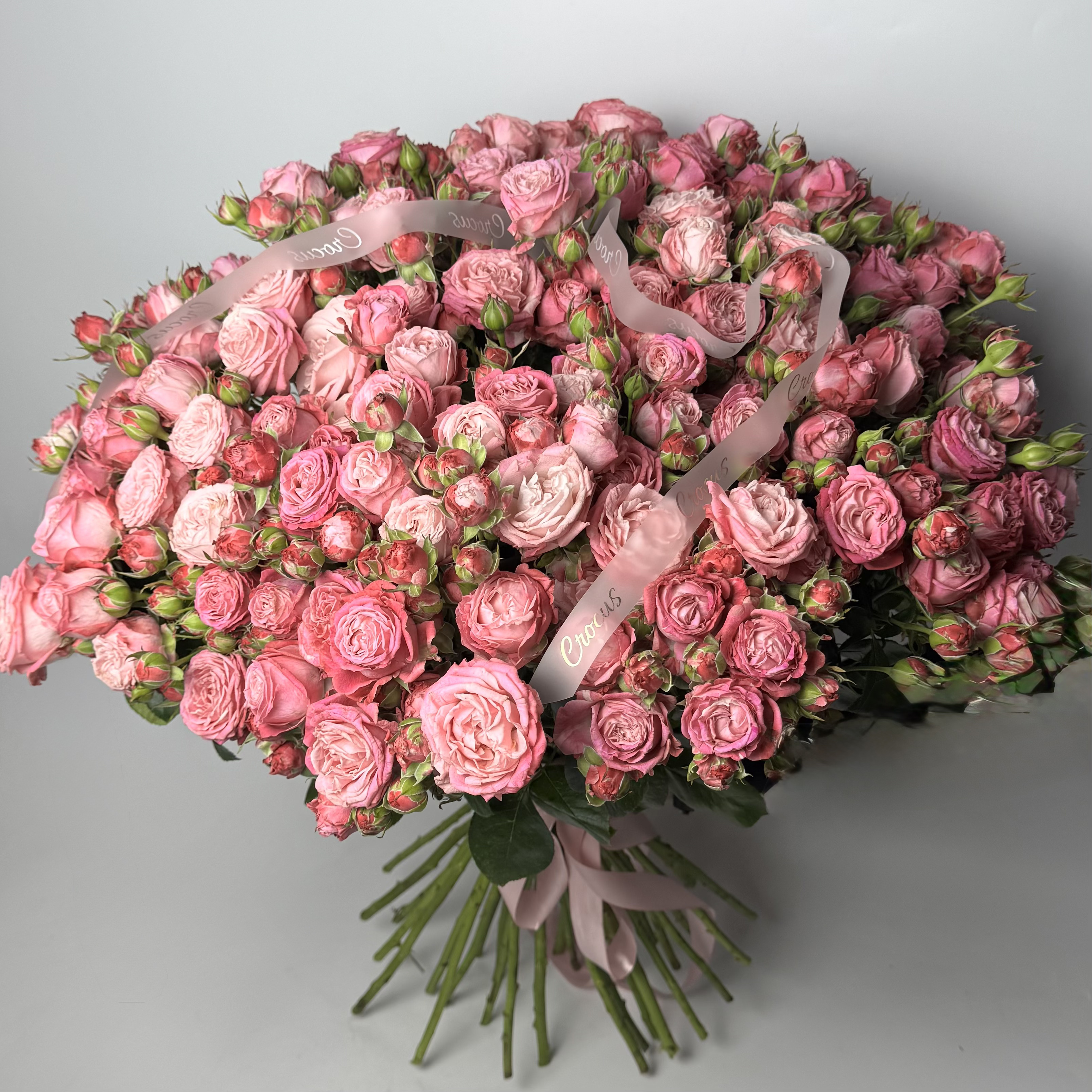 Букет троянд Леді Бомбастік 35 шт: Кущові троянди (Рожевий) - 35.