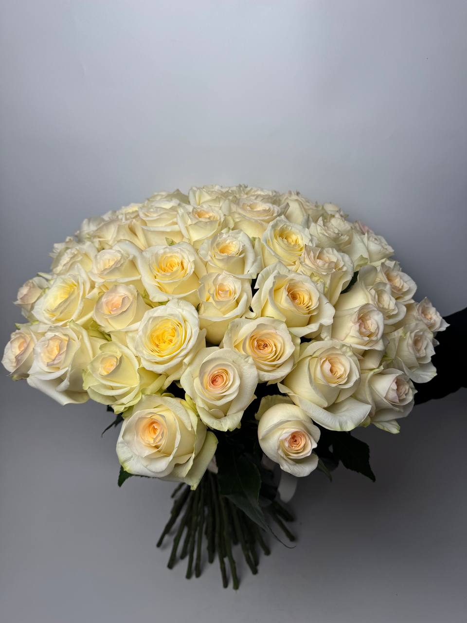 Букет троянд Канделайт 51 шт: Імпортна троянда (Білий) - 51.