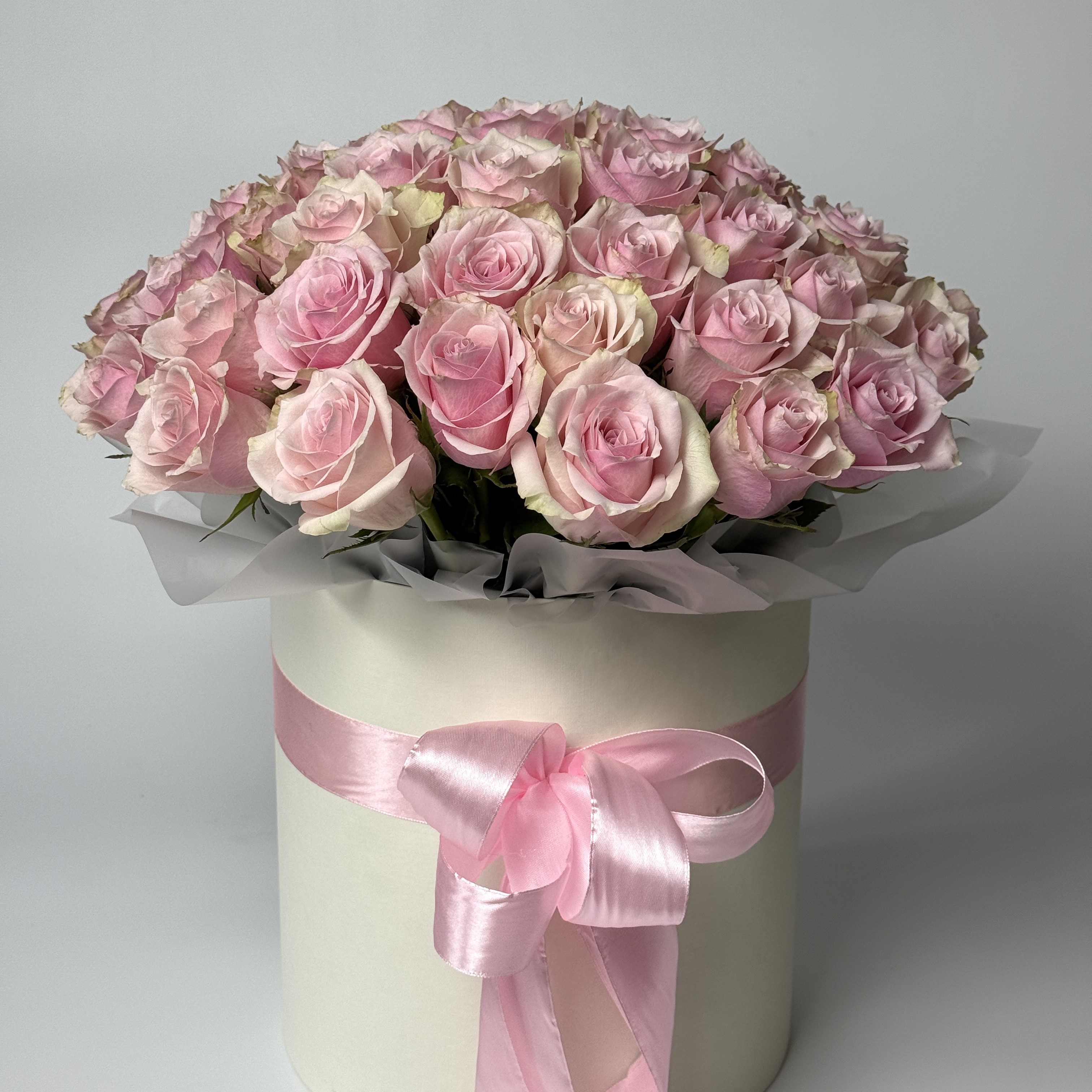 Букет троянд Пінк Атена 49 шт в коробці image