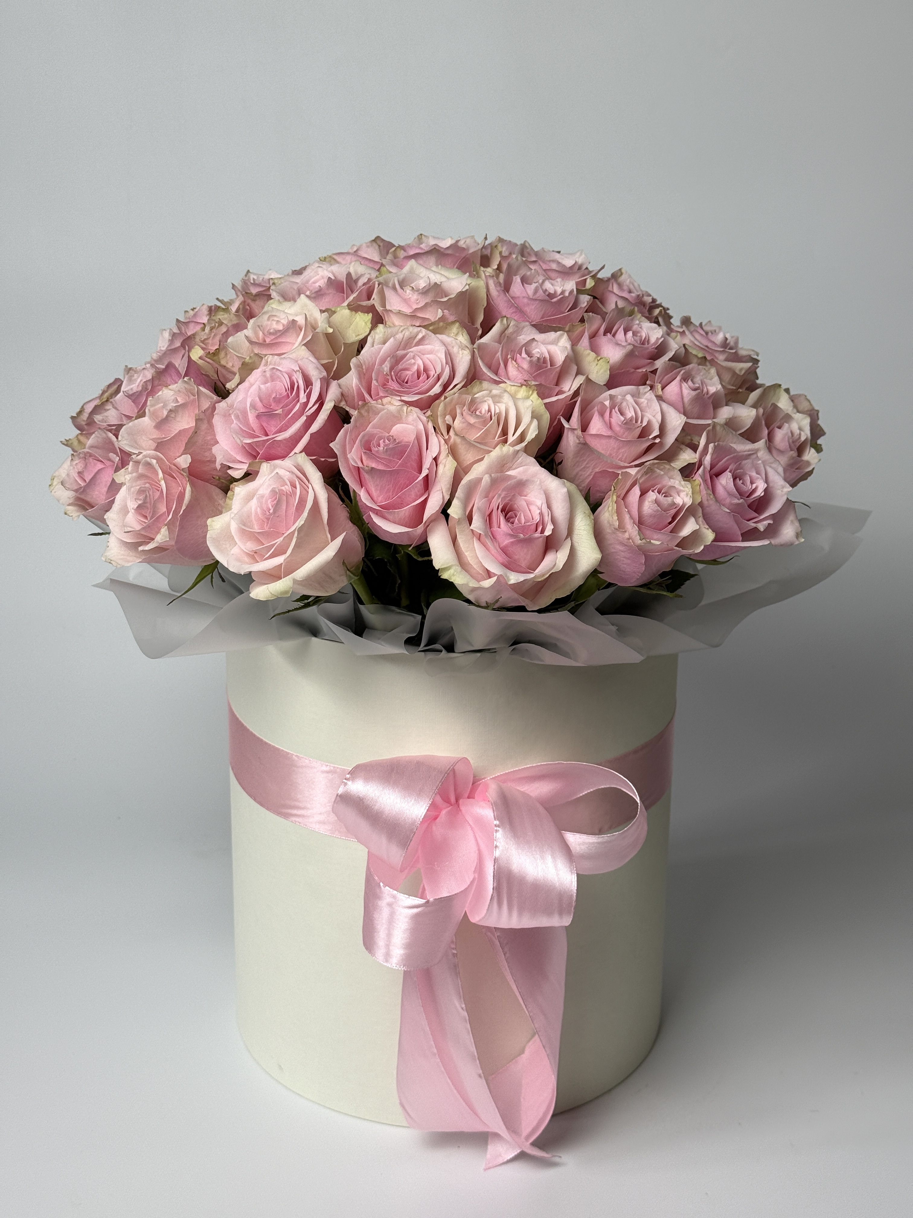 Букет троянд Пінк Атена 49 шт в коробці image