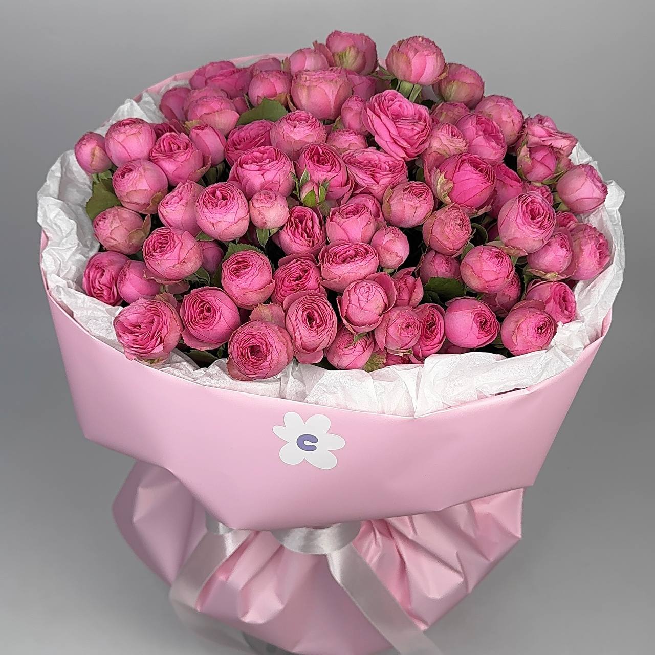 Букет кущових троянд Жизель 21 шт image