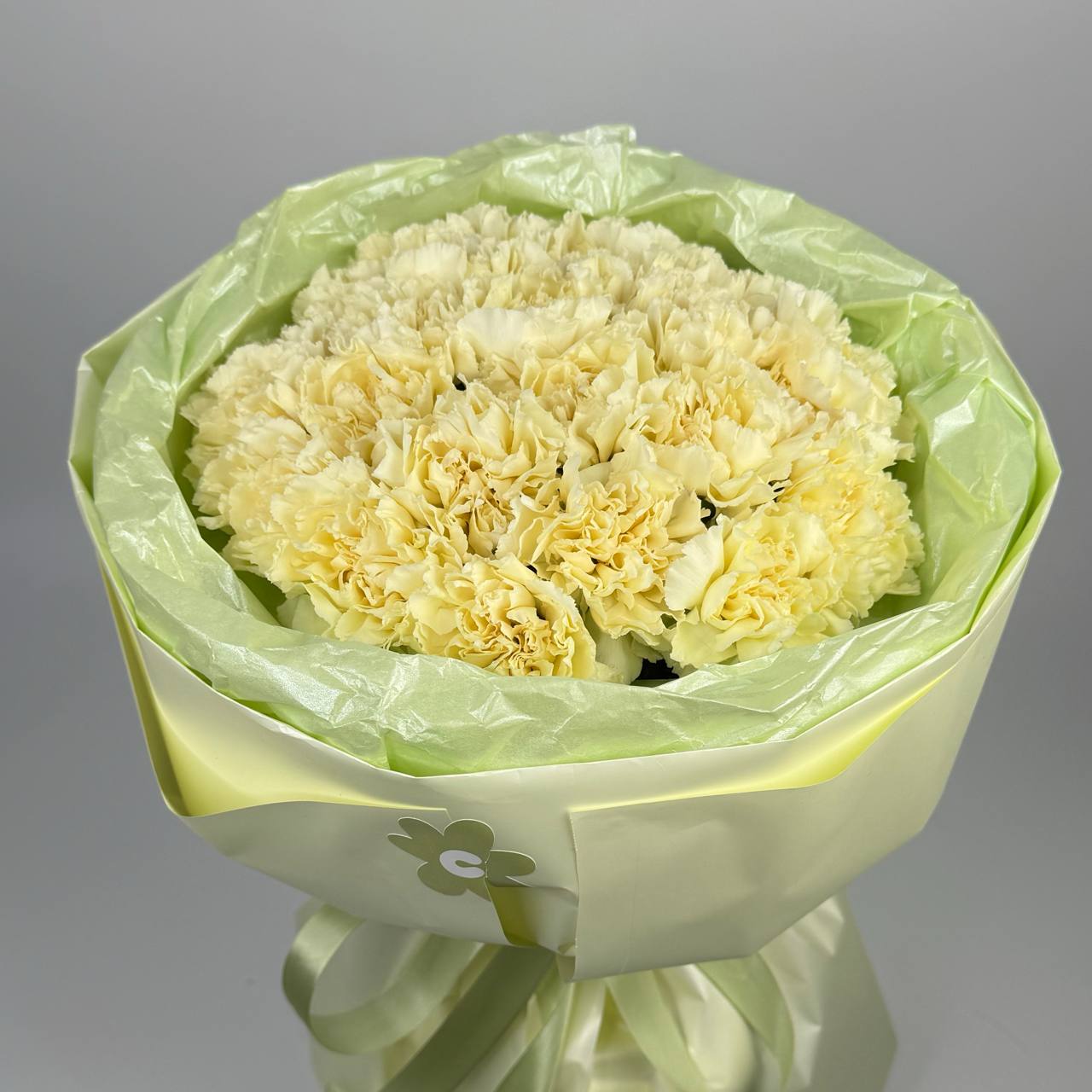 Букет кремових діантусів 25 шт image