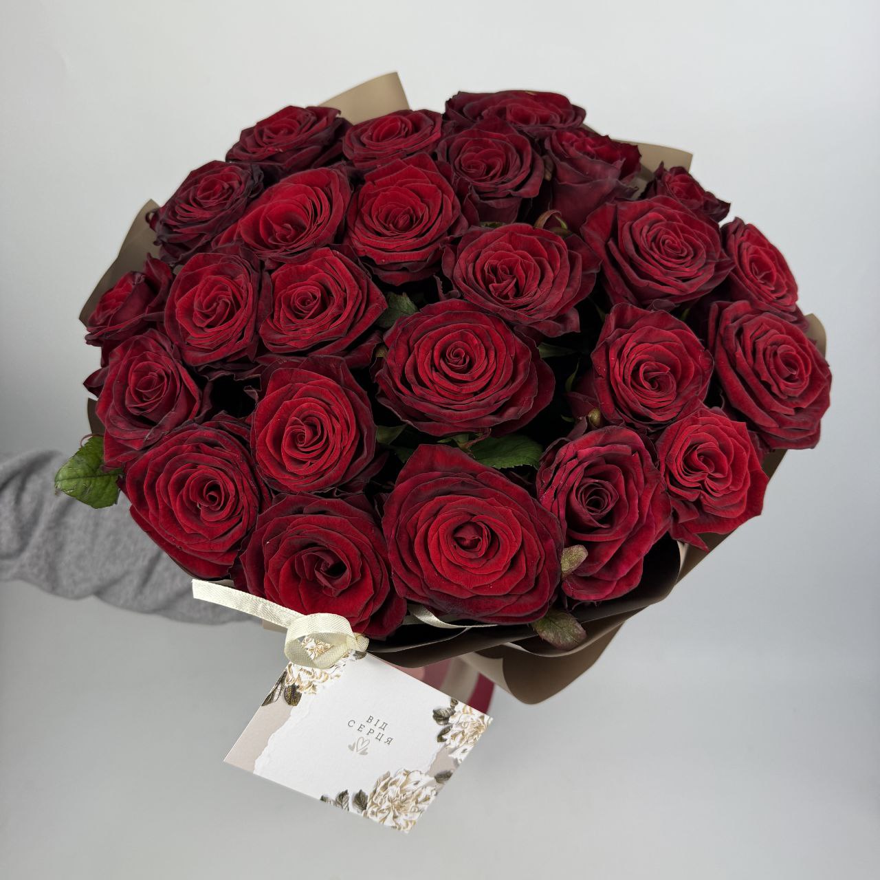 Букет троянд Гран Прі 25 шт (80см) image