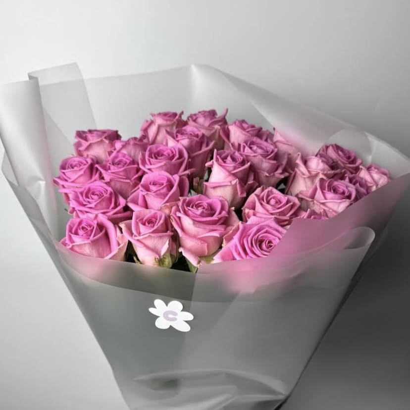 Букет троянд Аква 25 шт (70см) image