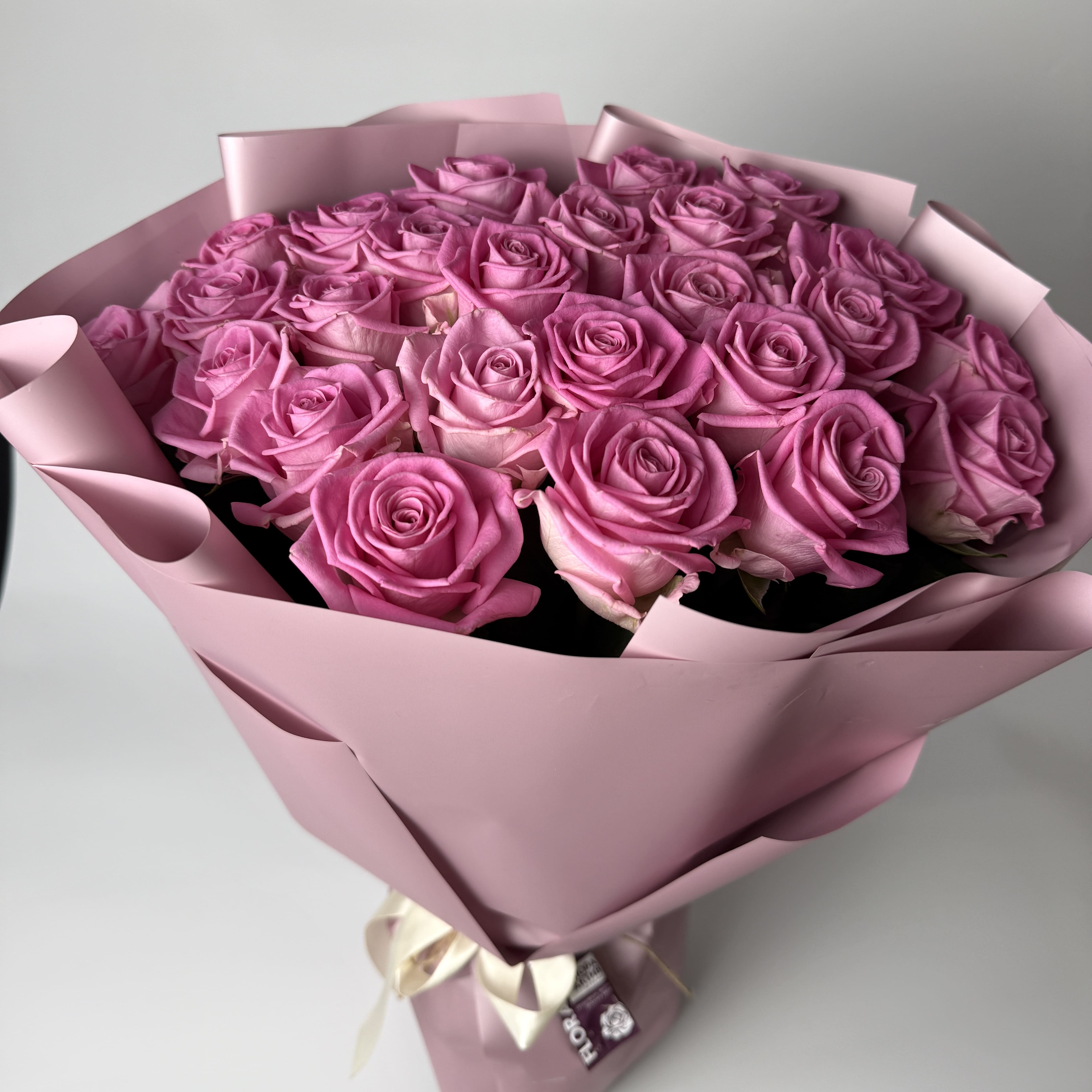 Букет троянд Аква 25 шт (60см): Троянди (Рожевий) - 25.