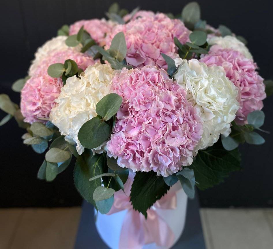 Букет гортензій Голандія мікс 15 шт: Збірні букети (Мікс) - 15.